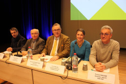 Les intervenants de la matinée sur le thème de la ruralité.
