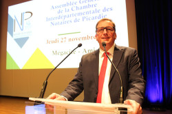 Thomas Giey, le président de la Chambre interdépartementale des notaires de Picardie.