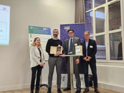 Remise du trophée Santé -Environnement  à l’entreprise NOF Metal Coatings.