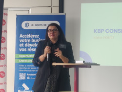 Katia Ponet, créatrice de KTB Conseils. © Aletheia Press / DLP