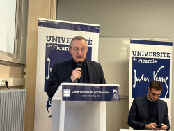 Denis Postel, président de l&#039;UPJV.