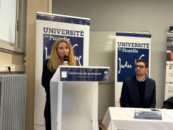 Stéphanie Wdowiak, directrice de l&#039;IUT de l&#039;Aisne.