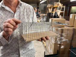 L'entreprise produit aussi des nasses à rats, à lapin ou encore à renard.