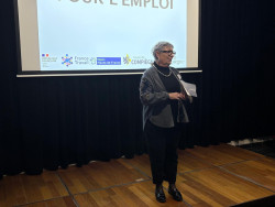 Françoise Croissant, directrice de l&#039;agence France Travail Compiègne Lesseps. 