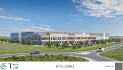 Les futurs locaux d&#039;Evoluderm. © Paul Mayla architecture & Associés