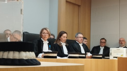 Chantal Lenoir a présidé sa dernière audience. Son engagement a été salué par tous. © Aletheia Press / B.Delabre