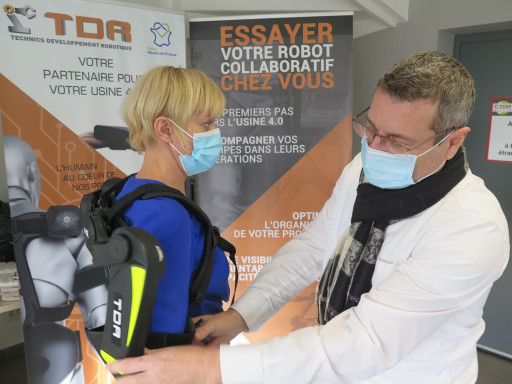 «Mate», l’exosquelette qui soulage les opérateurs…