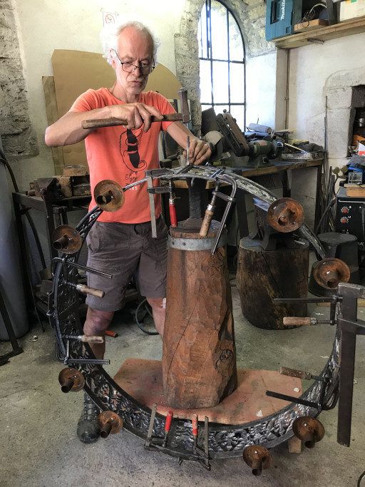 L’ébéniste récompensé pour sa ferronnerie