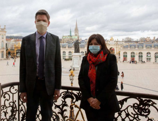 Anne Hidalgo en visite