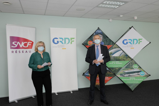 GRDF Hauts-de-France et SNCF Réseau Hauts-de-France signent un protocole de coopération inédit