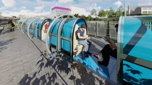 Urbanloop, le record et le ministre