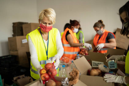 Collecte de la Banque alimentaire au magasin Leclerc de Thierville-sur-Meuse.