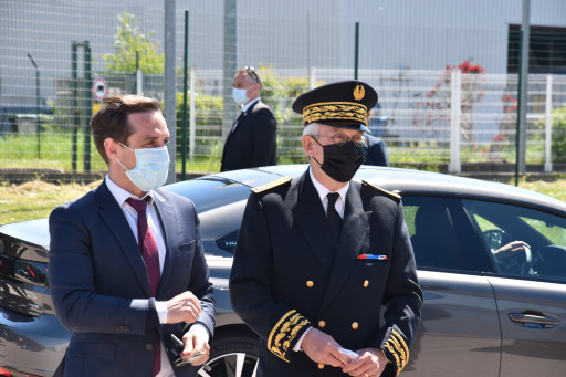 Jean-Baptiste Djebbari en visite dans le département