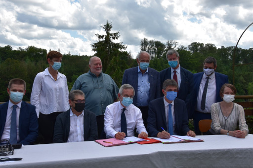 Signature de la convention Pays d'Art et d'Histoire à Châtillon-sur-Saône