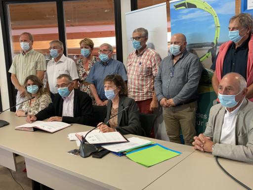 A Marquise, signature du contrat de relance et de transition écologique