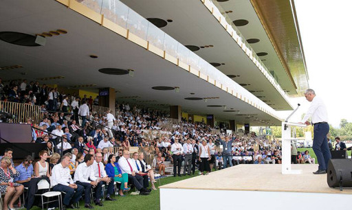 Le Medef à «l’Air Libre» à Longchamp