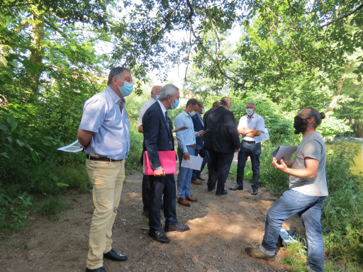 Yves Séguy en visite sur le territoire de la Communauté de Communes des Ballons des Hautes Vosges