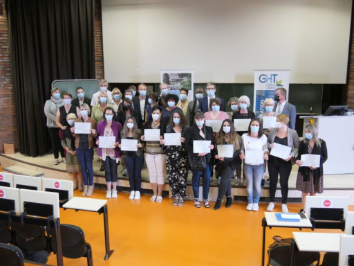 VAE Hybride aide-soignant : la première promotion diplômée au GHT Cœur Grand Est