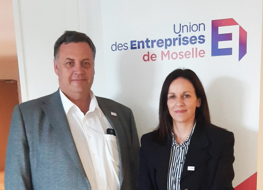 André Bousser - Catherine Wagner : un duo de défi à la tête de l’Union des Entreprises de Moselle