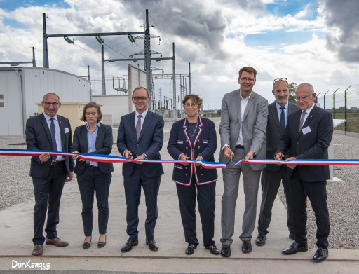 Inauguration d’un nouveau poste électrique sur le port de Dunkerque