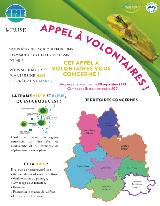Le CPIE de Meuse lance un appel à volontaires