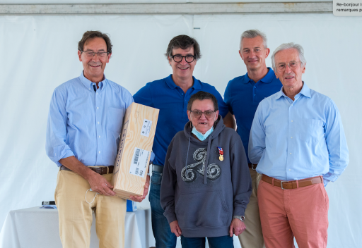 Remise de médailles chez Delabie