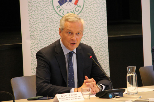 Bruno Le Maire à l’écoute des entrepreneurs à Champigneulles