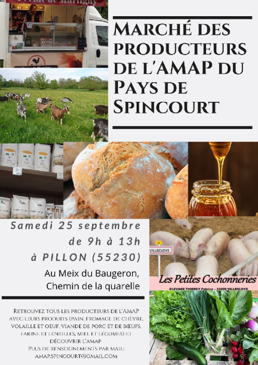 L’AMAP du pays de Spincourt a organisé le Marché des producteurs le 25 septembre