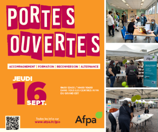 Journées portes ouvertes dans tous les centres Afpa du Grand Est