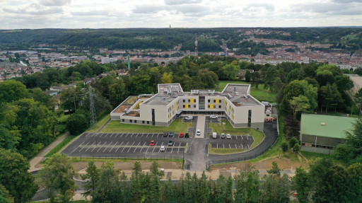 Martine Joly, présidente de la Communauté d'agglomération Meuse Grand Sud, inaugure le nouvel Ehpad de La Sapinière