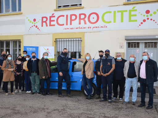 Enedis avec l’association Réciprocité version conciergerie