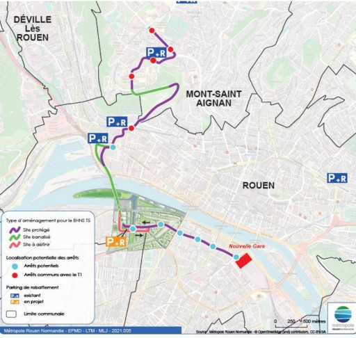 La Métropole Rouen Normandie lance un dialogue citoyen sur le projet de la nouvelle ligne T5