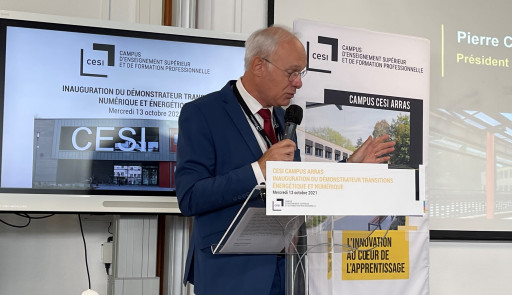 Arras : le CESI inaugure le démonstrateur "Transitions numérique et énergétique"