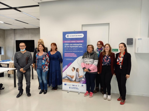 La CCI Grand Hainaut forme des demandeurs d’emploi dans le but de créer leur entreprise