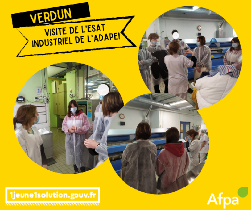 La Promo 16.18 de Verdun visite l’ESAT Industrie de l’Adapei de la Meuse