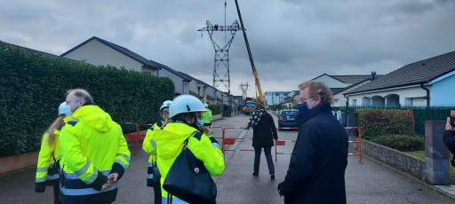 Amnéville va effacer une ligne électrique de 250 000 volts
