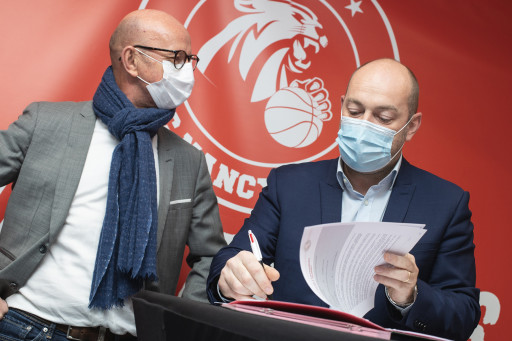 GRDF avec le Sluc Nancy Basket
