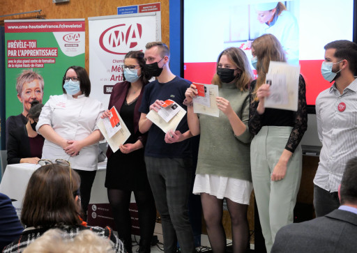 La CMA Hauts-de-France a récompensé ses diplômés