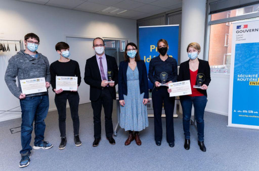 Le Pôle Sécurité Routière de la DDT décroche le prix national IdéeSR