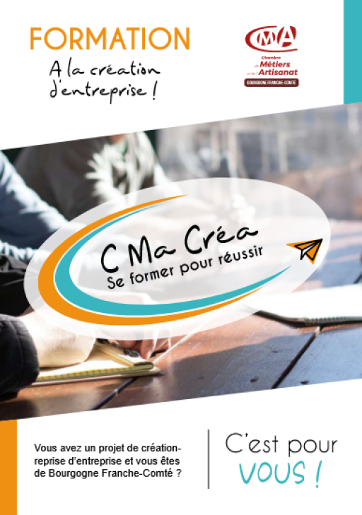 La CMAR BFC organise une nouvelle session de formation "C ma Création"