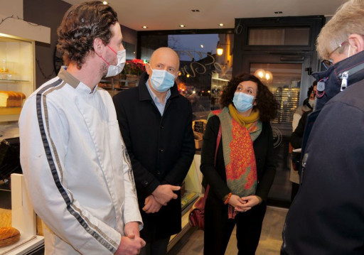 Soutien affiché avec les boulangers