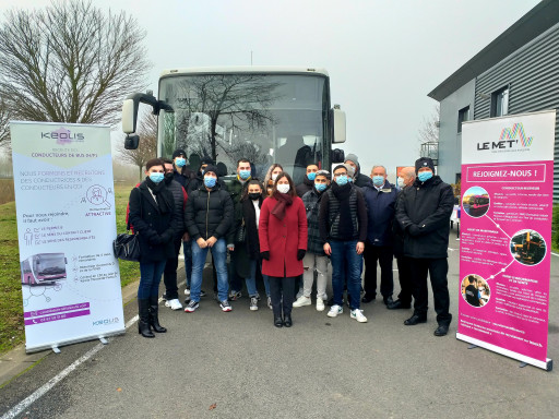 Inauguration du CFA Campus Mobilités Keolis à Fèves