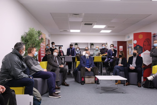 Alain Régnier à la Maison de l’Emploi du Grand Nancy