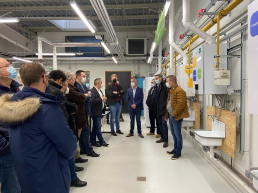 Le BTP CFA Meurthe-et-Moselle et Meuse inaugure le plateau technique Mix Énergie Gaz