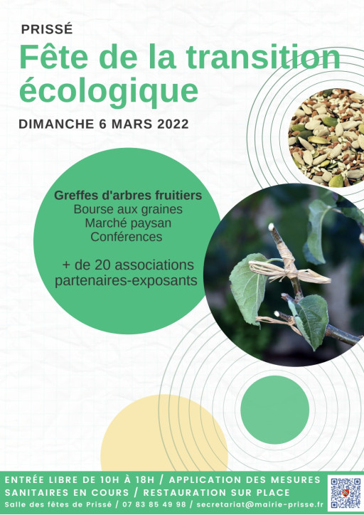 La Fête de la Transition écologique bientôt à Prissé