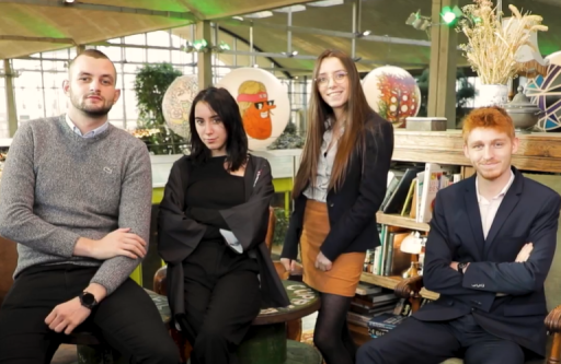 Les "quatre fantastiques" du lycée Giraux-Sannier champions de France de gestion d’entreprise