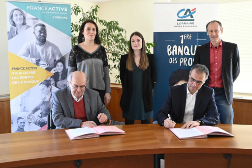 France Active Lorraine avec le Crédit Agricole