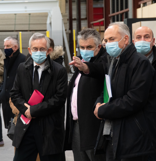 Le préfet des Vosges visite l’entreprise WM88