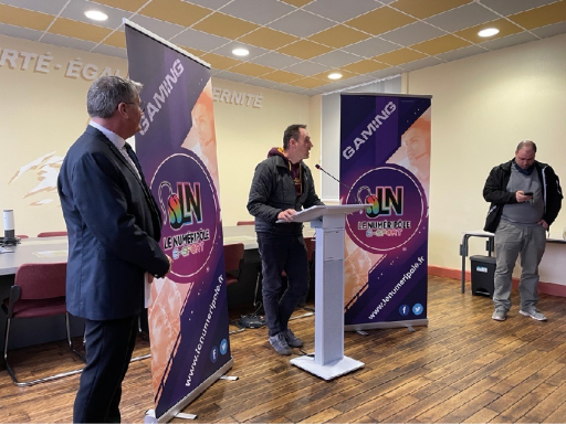 Inauguration de la première salle e-Sport de Meuse au Numéripôle de Bras-sur-Meuse