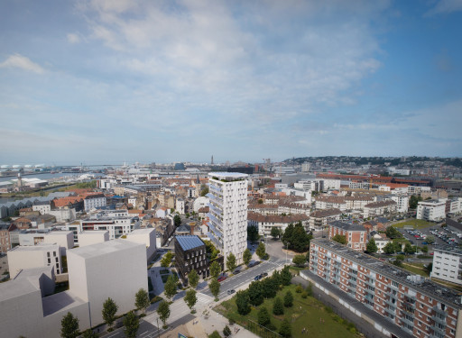 La première tour à énergie positive de la région sera construite au Havre